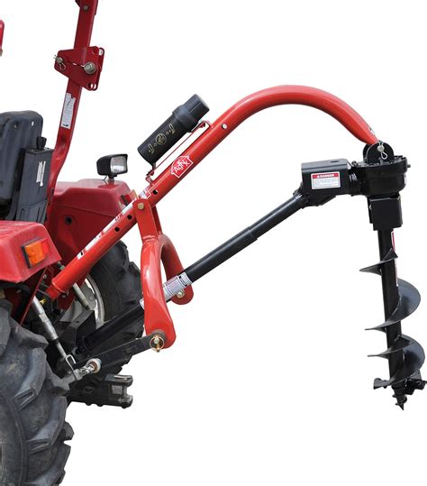 pole hole digger sub compact tractor|small diameter post hole digger.